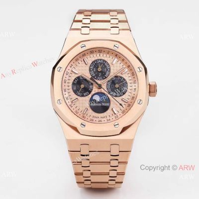 Replica Audemars Piguet Perpetual Calendar Royal Oak BF Cal.5134 Watch Rose Gold 41mm